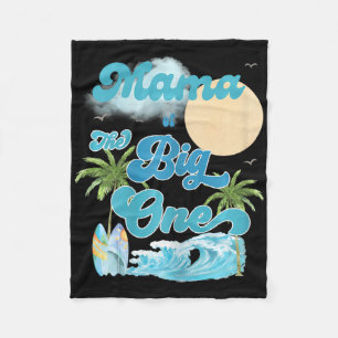 Manta Polar La Gran Mamá Surf Primera Cumpleaños Combinación F