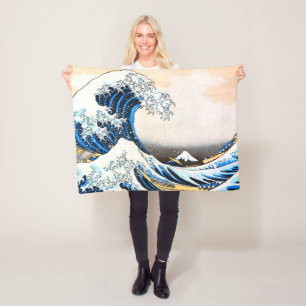 Manta Polar La Gran Ola de Kanagawa, Hokusai