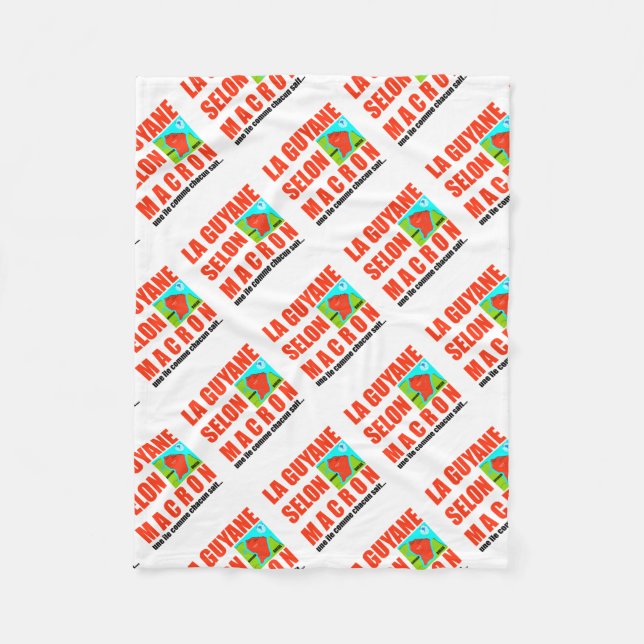 Manta Polar La Guyane selon Macron est une île (Anverso)