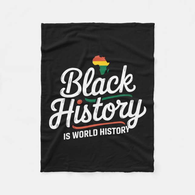 Manta Polar La historia negra es la historia mundial el mes de (Anverso)