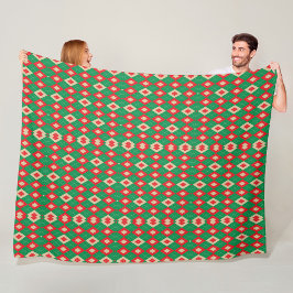 Manta Polar La imagen frontal muestra un patrón geométrico vib