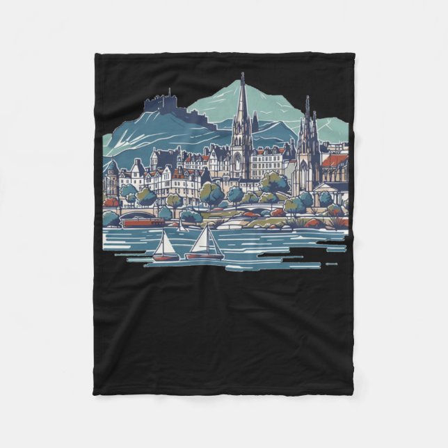 Manta Polar La impresionante isla de skye en 3d de Escocia (Anverso)