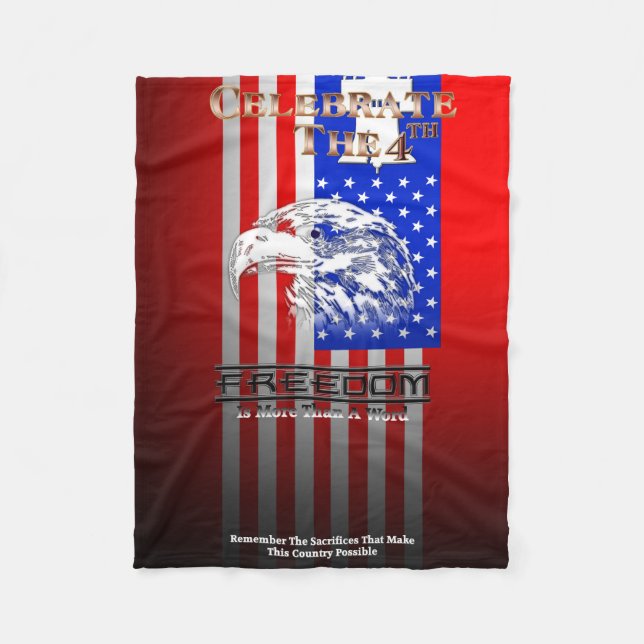 Manta Polar La libertad es más que una palabra para "C4th Baby (Anverso)