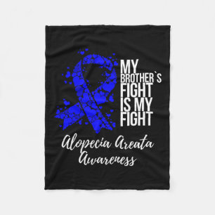 Manta Polar La lucha de Hermano es mi lucha Alopecia Areata Aw