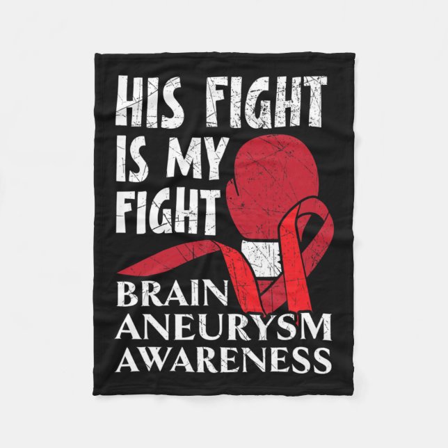 Manta Polar La lucha es consciente de mi afección médica (Anverso)