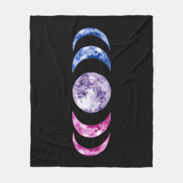 Manta Polar La Luna Tiene Fases No Yo