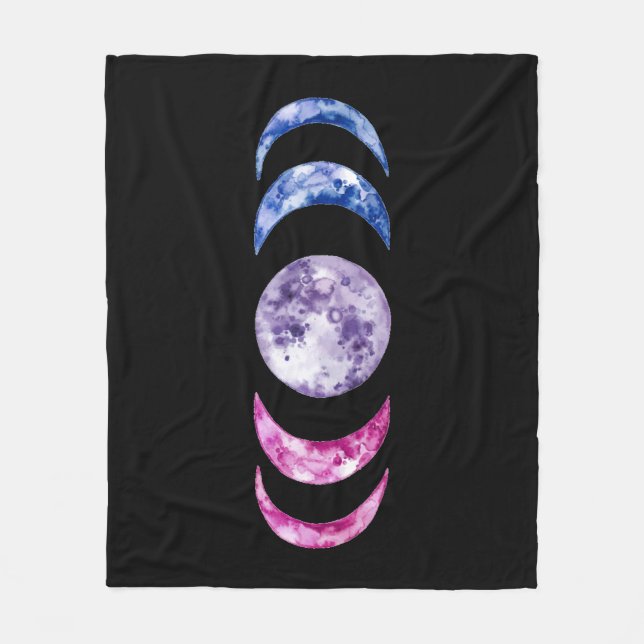 Manta Polar La Luna Tiene Fases No Yo (Anverso)