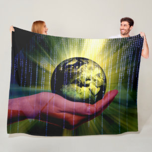 MANTA POLAR LA MANO DE DIOS EN BINARIO