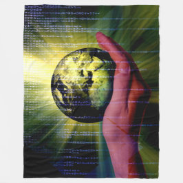 MANTA POLAR LA MANO DE DIOS EN BINARIO