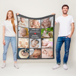 Manta Polar La mejor abuela jamás de 11 Collages de fotos