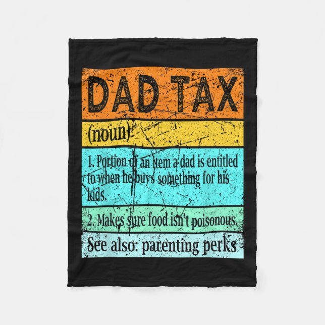 Manta Polar La Mejor Definición De Papá Para Los Hombres Es La (Anverso)