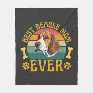 Manta Polar La Mejor Mamá Beagle de Todos los Tiempos, Perro B
