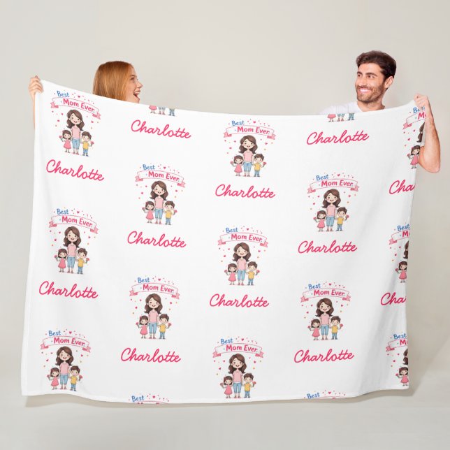 Manta Polar La mejor mamá de todos los tiempos | La madre sent (In situ)