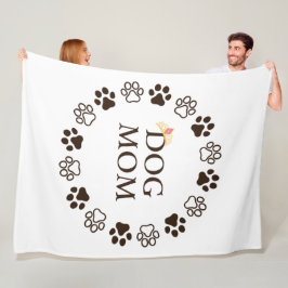 Manta Polar La mejor mamá perro 60x80 Fleece Blanket