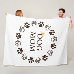 Manta Polar La mejor mamá perro 60x80 Fleece Blanket