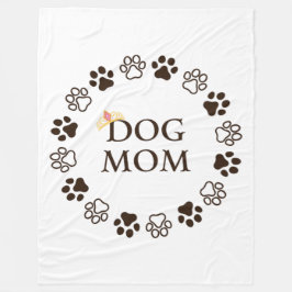 Manta Polar La mejor mamá perro 60x80 Fleece Blanket