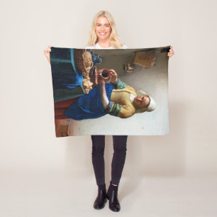 Manta Polar La Milkmaid, Johannes Vermeer, 1657-1658