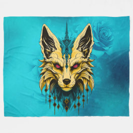 Manta Polar La misteriosa cabeza de zorro, noble y misterioso.