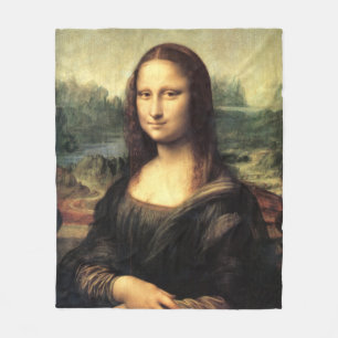 Manta Polar La Mona Lisa Leonardo da Vinci