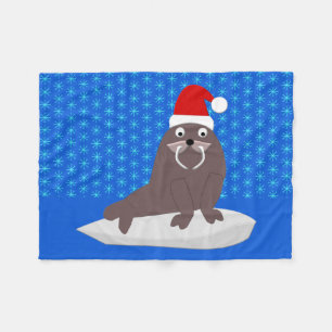 Manta Polar La morada de los Navidades y los copos de nieve