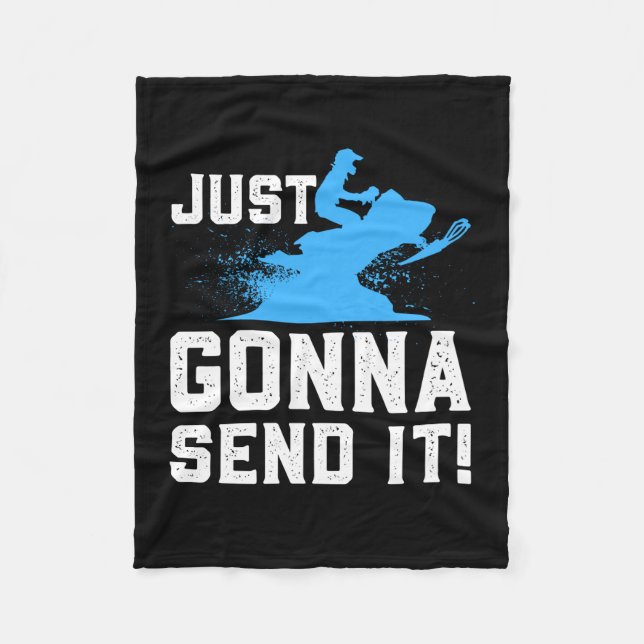 Manta Polar La moto de nieve - Sólo la enviaré (Anverso)