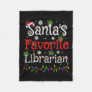 Manta Polar La Navidad bibliotecaria en Santa María