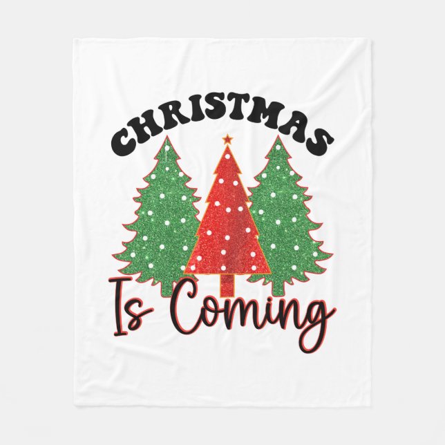 Manta Polar La Navidad se acerca (Anverso)