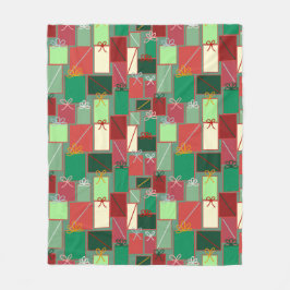 Manta Polar La Navidad se presenta con cintas y arcos