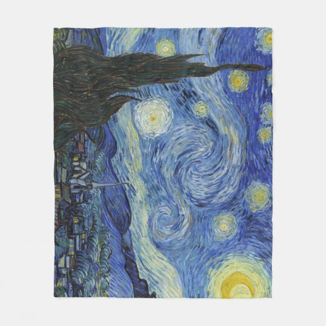 Manta Polar La noche estrellada de Van Gogh (Anverso)