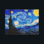 Manta Polar La noche estrellada de Vincent Van Gogh<br><div class="desc">Vincent Van Gogh La Noche Estelar. Esta es una antigua obra maestra del pintor holandés Vincent Van Gogh. Esta bonita pintura del paisaje artístico tiene un color bonito,  vibrante y saturado. Vincent Van Gogh fue un pintor impresionista de post holandés. Esta imagen es de dominio público</div>