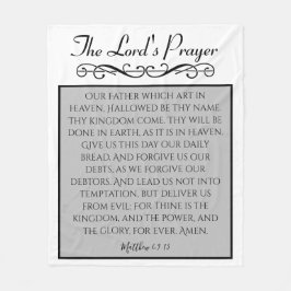 Manta Polar La oración del Señor | Nuestro padre KJV