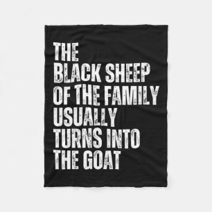 Manta Polar La Oveja Negra De La Familia Generalmente Se Convi