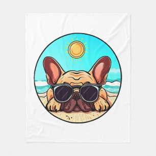 Manta Polar La playa de Frenchie