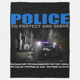 Manta Polar La Policía Protege Y Sirve A La Fuerza