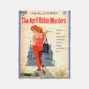Manta Polar La portada de la novela Robin Murders de abril