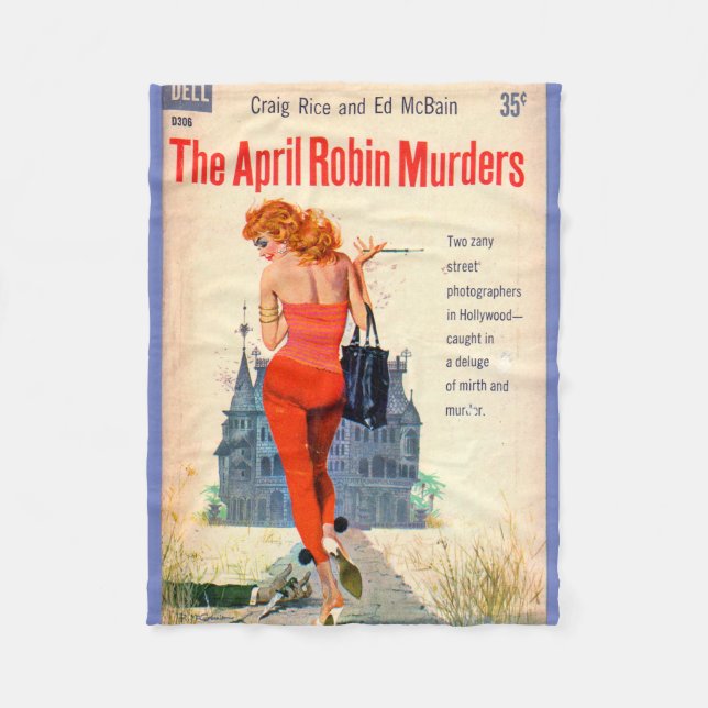 Manta Polar La portada de la novela Robin Murders de abril (Anverso)