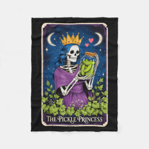 Manta Polar La Princesa del Pepino Amante de las Cartas del Ta