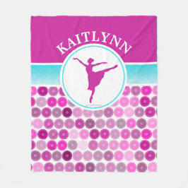 Manta Polar La púrpura retra circunda al bailarín de ballet