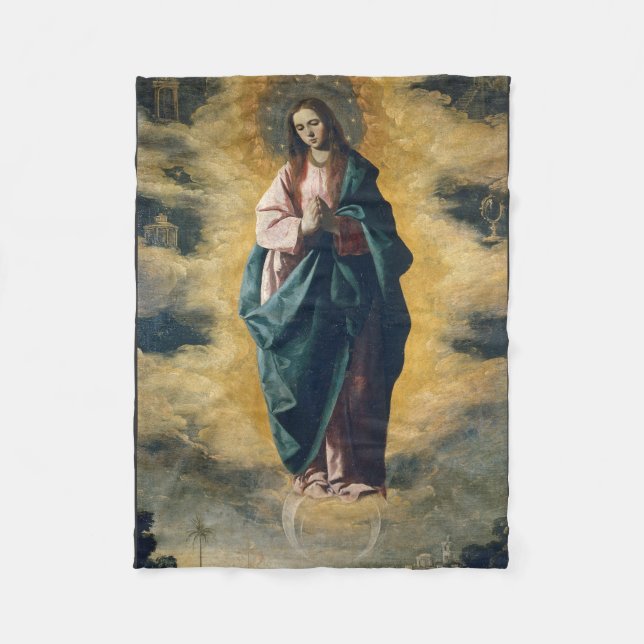 Manta Polar La Radiancia Celestial de la Inmaculada Concepción (Anverso)