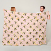 La Serie de Abejas Rosa y Dorada Diseño 1