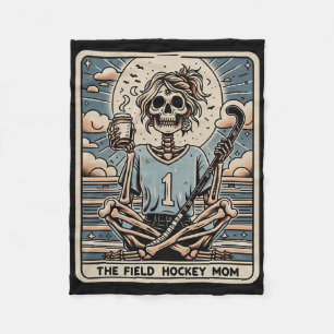 Manta Polar La tarjeta de tarot de la madre de hockey sobre hi