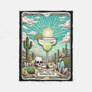 Manta Polar La tarjeta Margarita Tarot Cinco De Mayo Fiesta Ma