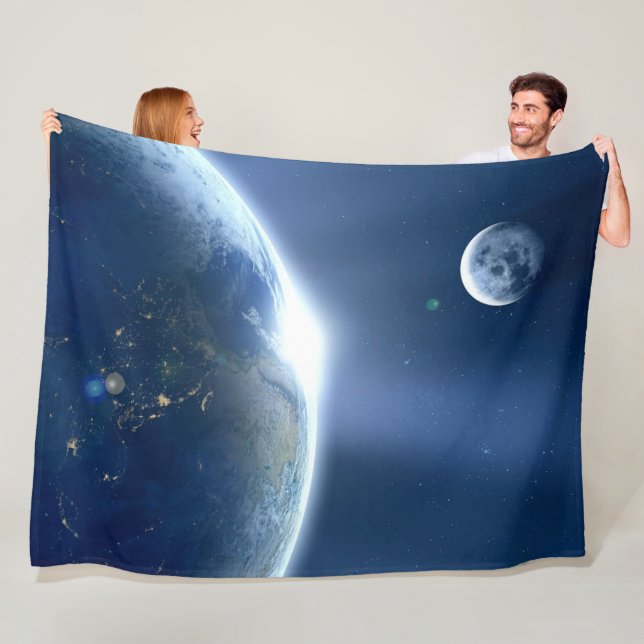 MANTA POLAR LA TIERRA Y LA LUNA (In situ)