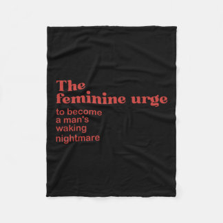 Manta Polar La Urgencia Femenina A Walking