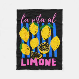Manta Polar La Vida Al Limón Divertido Fruta De Limón Italiana