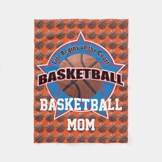 Manta Polar La vida comienza a la mamá del baloncesto (Anverso)