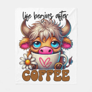 Manta Polar La vida comienza después del café