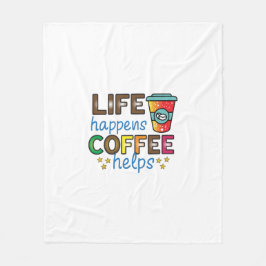 Manta Polar La vida del café ayuda a preparar café