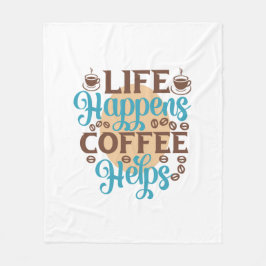 Manta Polar La vida del café ayuda a preparar café