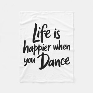 Manta Polar La Vida Es Feliz Cuando Bailas A Maestra